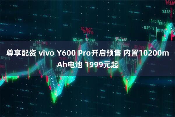 尊享配资 vivo Y600 Pro开启预售 内置10200mAh电池 1999元起